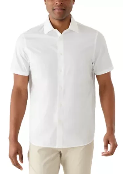 Men's Solid Button Down Shirt