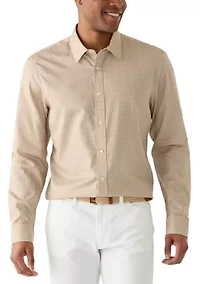 Men's Geometric Print Button Down Shirt