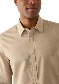 Men's Geometric Print Button Down Shirt