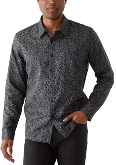 Men's Voile Paisley Button Down Shirt