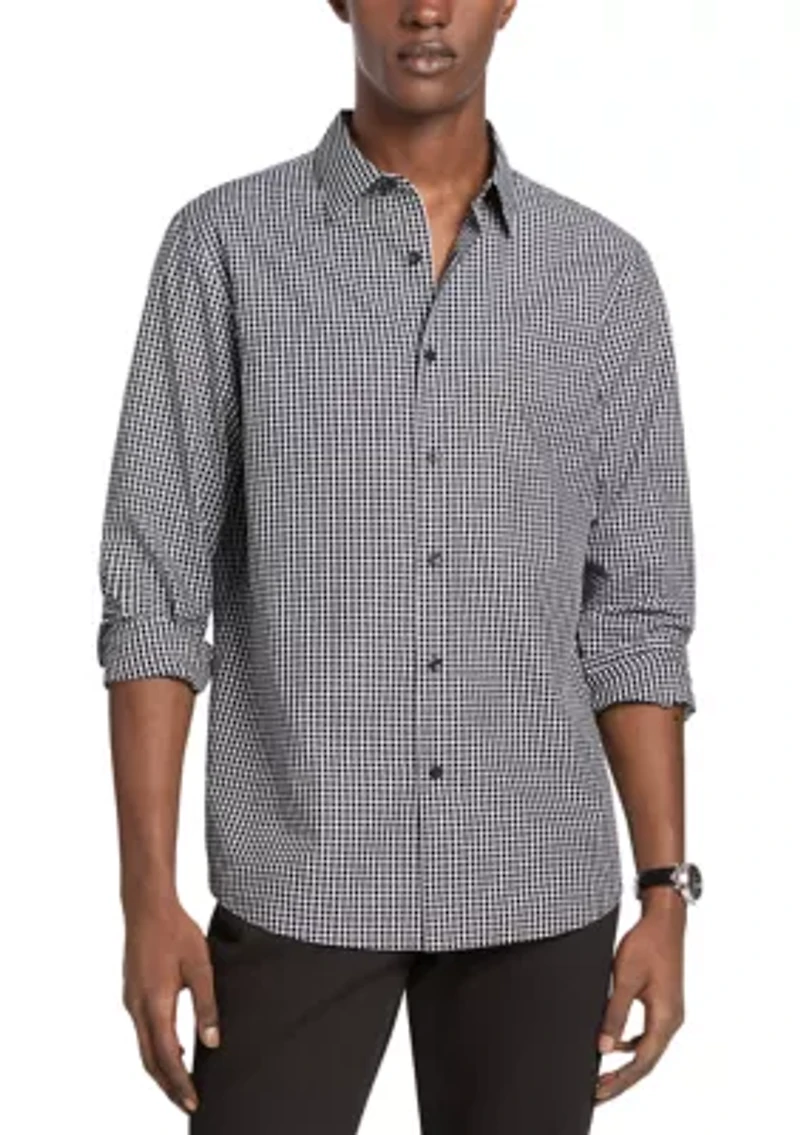 Men's Gingham Classic Button up Shirt