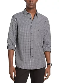 Men's Gingham Classic Button up Shirt
