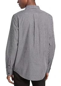 Men's Gingham Classic Button up Shirt