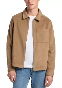 Men's Flannel Zip Up Jacket