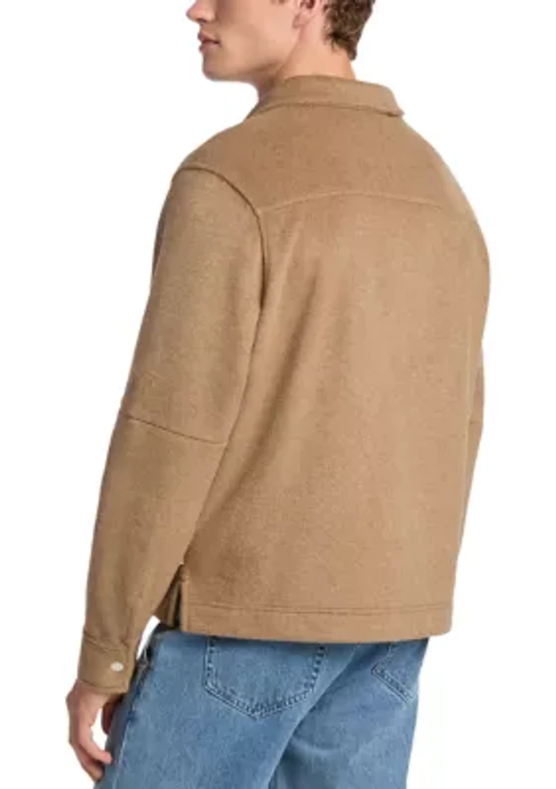 Men's Flannel Zip Up Jacket