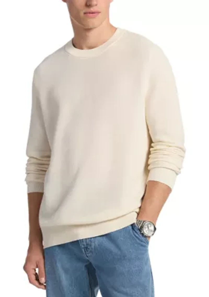 Men's Mouline Crew Neck Sweater