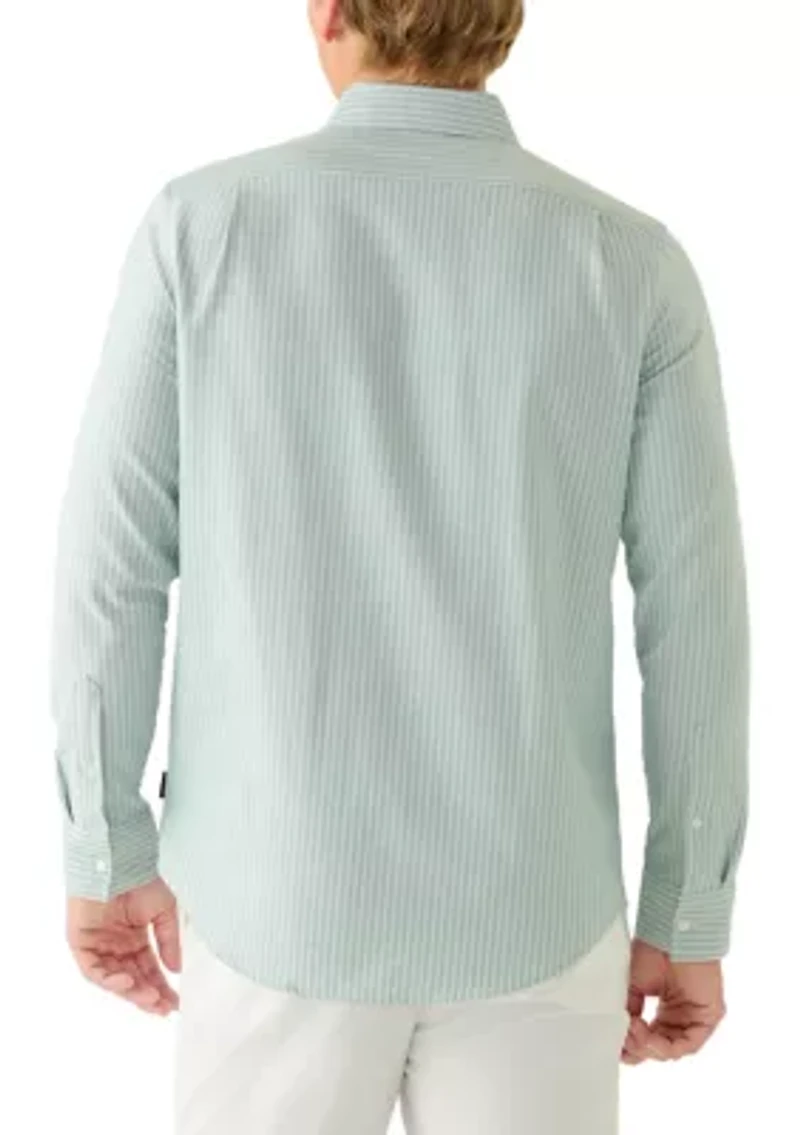 Men's Oxford Striped Button Down