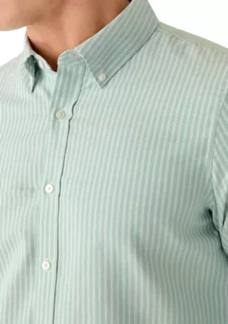 Men's Oxford Striped Button Down