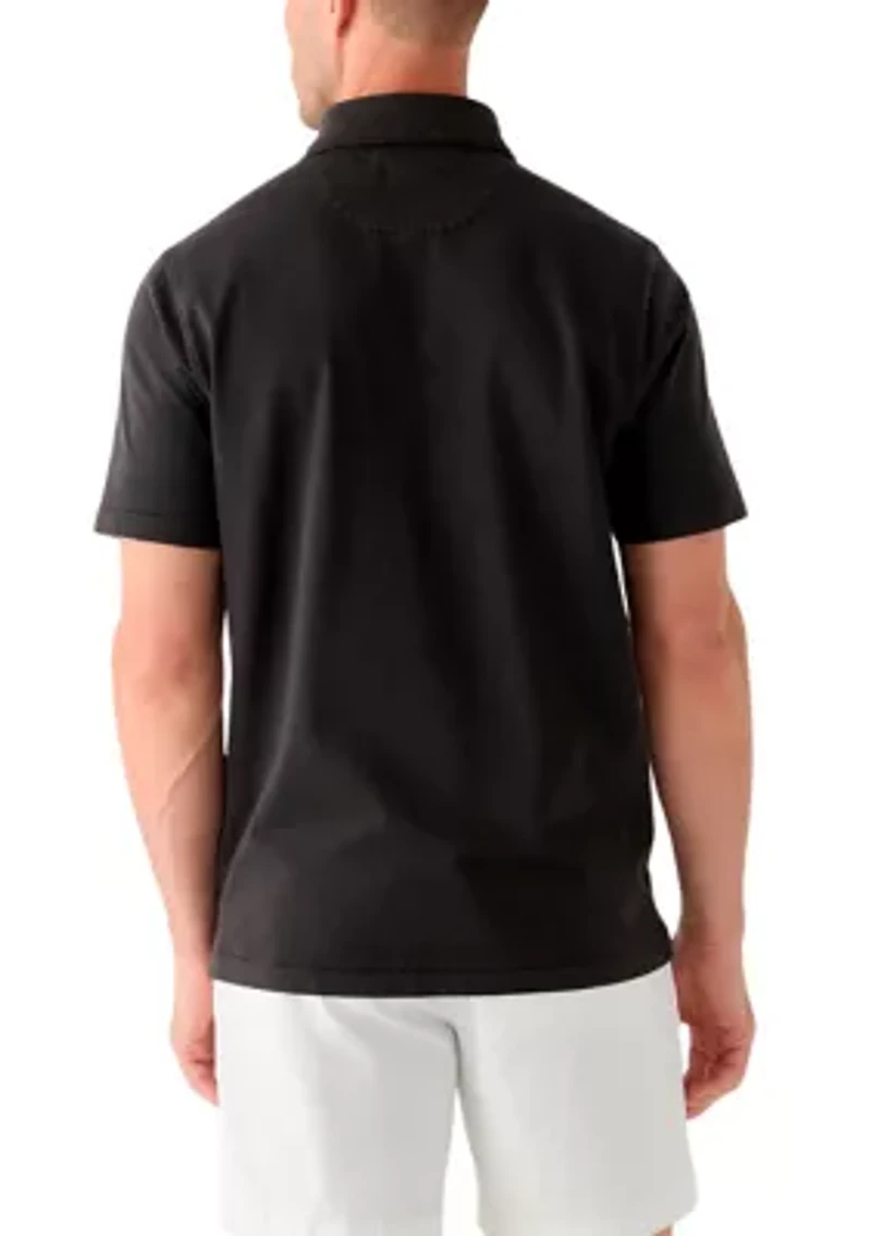 Men's Garment Dye Polo Shirt