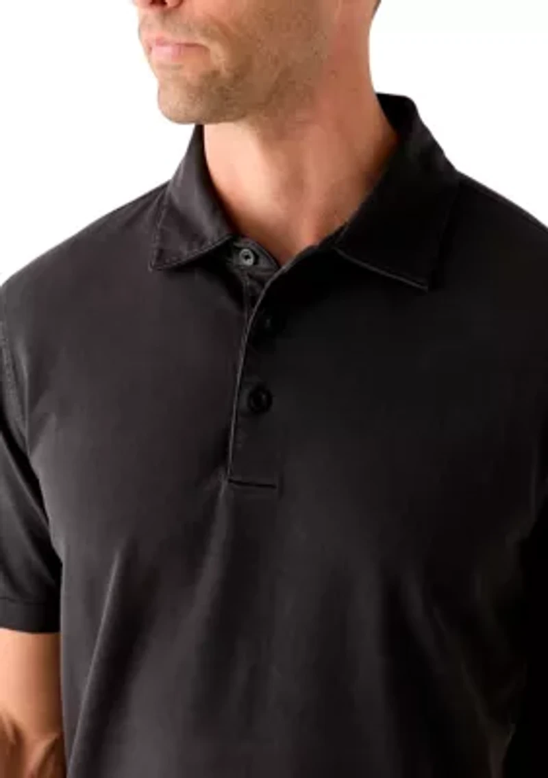 Men's Garment Dye Polo Shirt