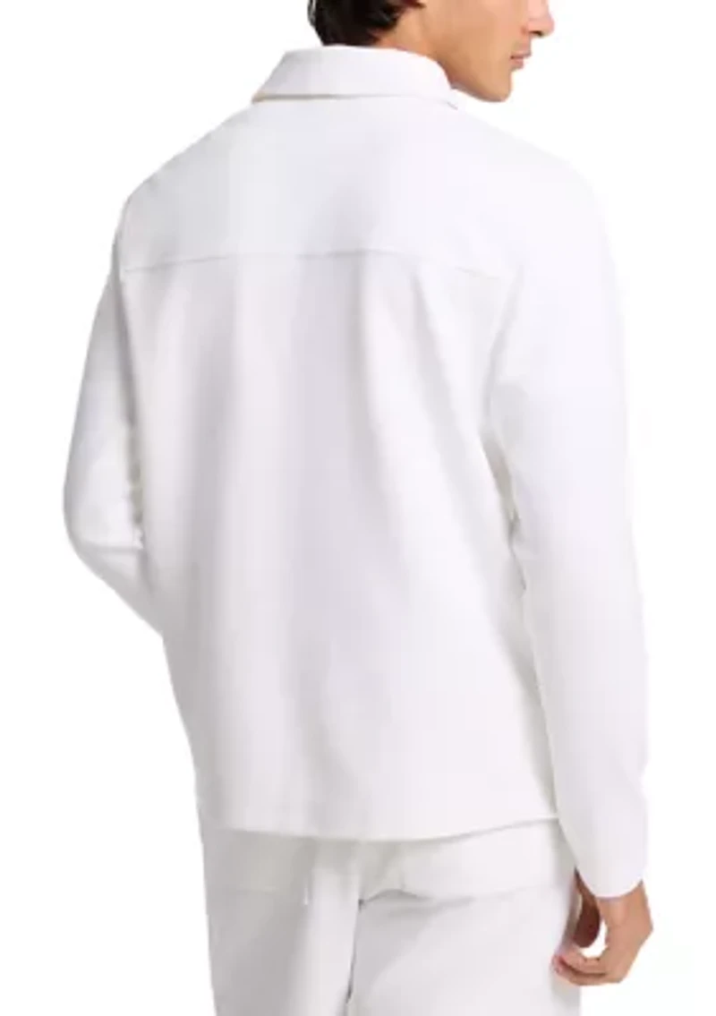 Men's Ponte Zip Shirt