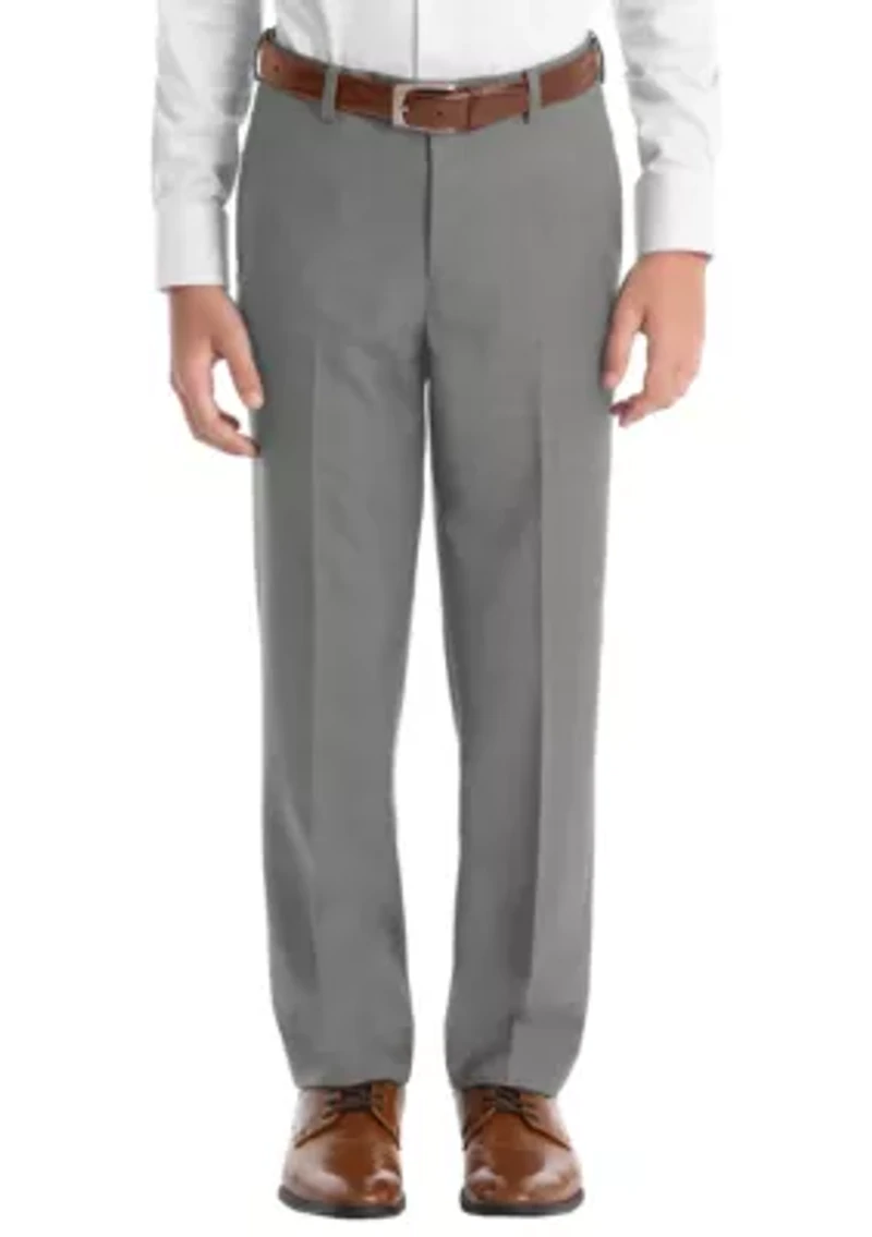 Boys 8-20 Gray Shark Wool Straight Pants