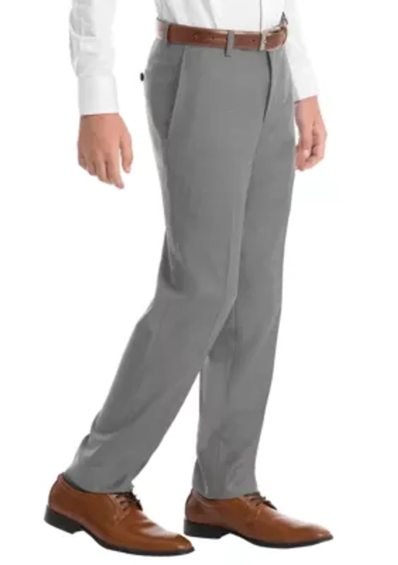Boys 8-20 Gray Shark Wool Straight Pants