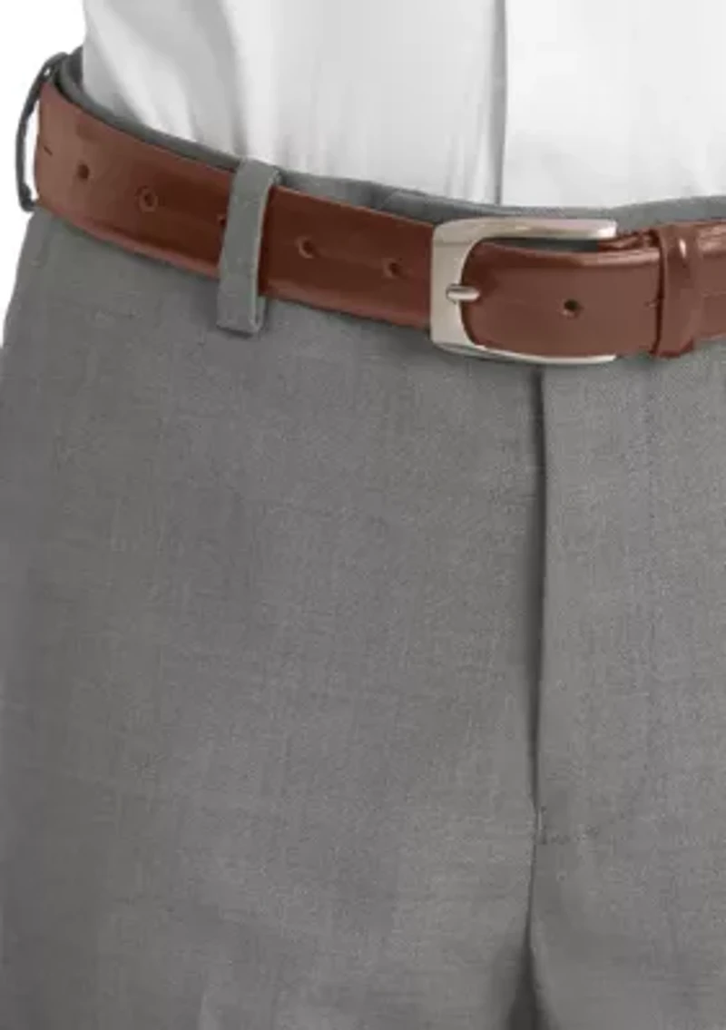 Boys 8-20 Gray Shark Wool Straight Pants