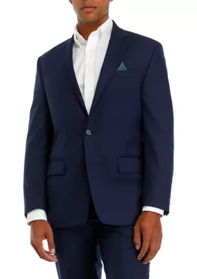 Single Breasted Solid Sport Coat