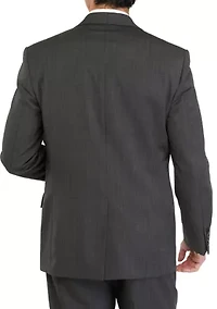 Single Breasted Gray Ticweave Sportcoat