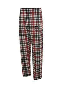 NCAA South Carolina Gamecocks Bryce Men's Plaid Silky Fleece Pant
