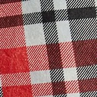 NCAA Georgia Bulldogs Bryce Men's Plaid Silky Fleece Pant