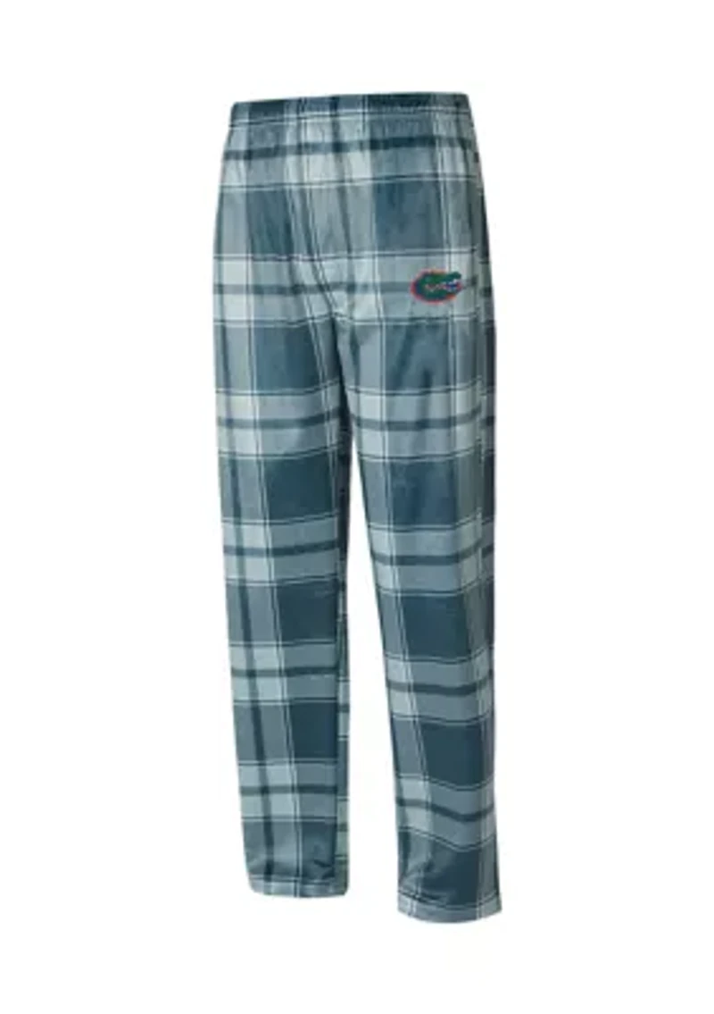 NCAA Florida Gators Embry Plaid Silky Fleece Pants