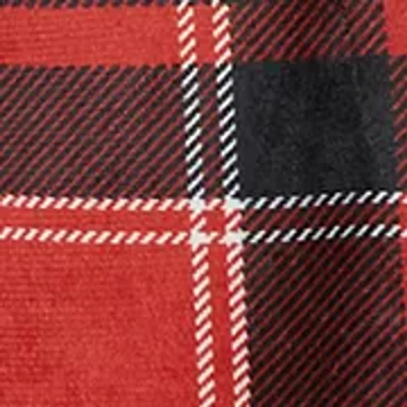 NCAA Georgia Bulldogs Embry Plaid Silky Fleece Pants