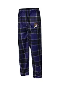 NCAA East Carolina Pirates Embry Plaid Silky Fleece Pants