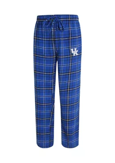 NCAA Kentucky Wildcats Plaid Flannel Pajama Pants