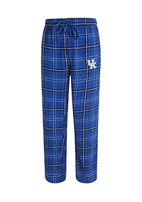 NCAA Kentucky Wildcats  Plaid Flannel Pajama Pants