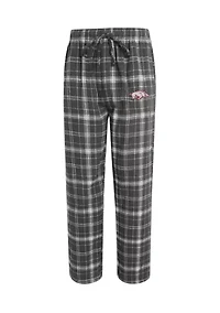 NCAA Arkansas Razorbacks Plaid Flannel Pajama Pants