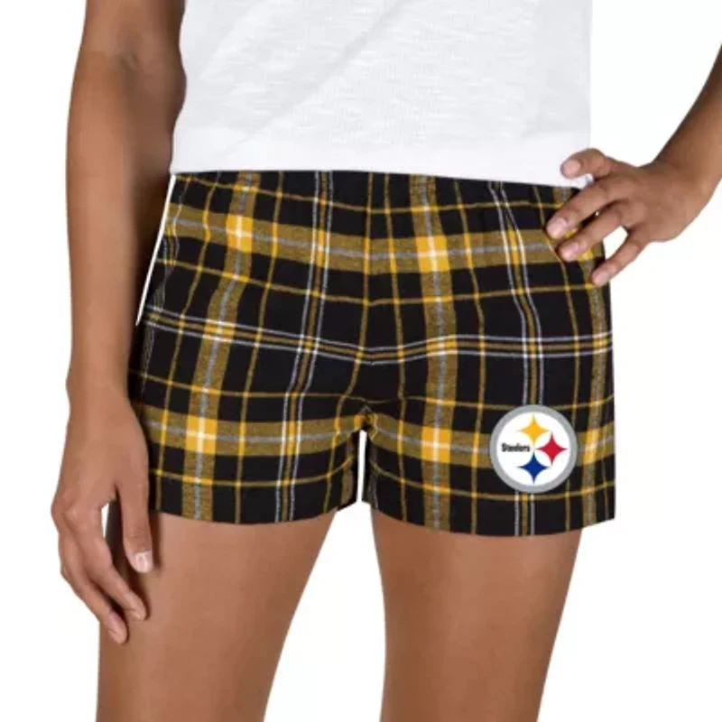 Ladies STEELERS Ultimate Flannel Short