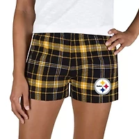 Ladies STEELERS Ultimate Flannel Short