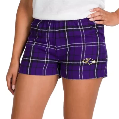 Ladies RAVENS Ultimate Flannel Short