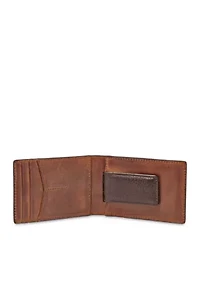 Quinn Leather Money Clip Bifold Wallet