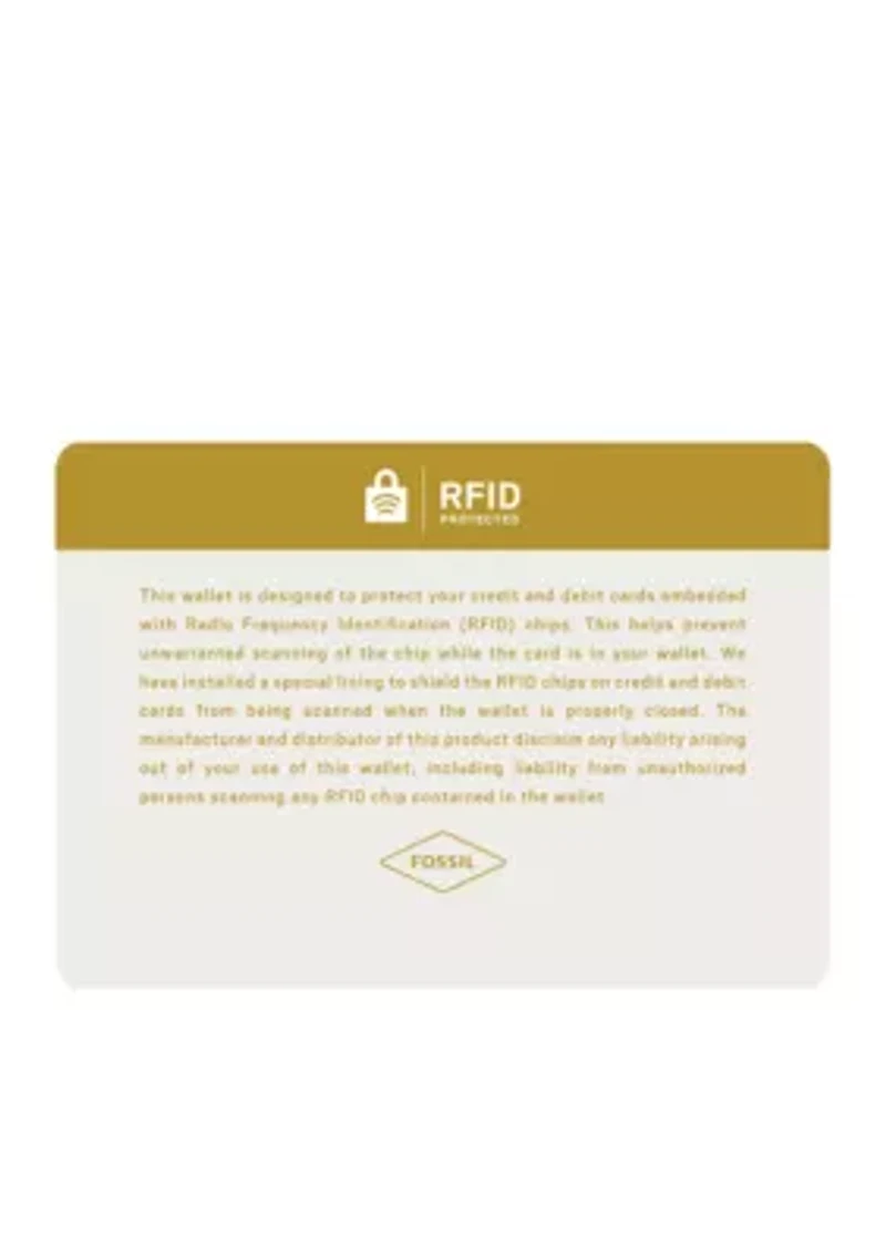 Ingram RFID-Blocking Bifold Flip ID Wallet