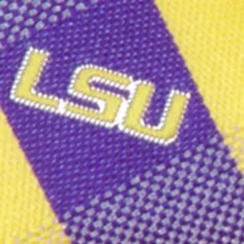LSU Tigers Check Pre-tied Bow Tie