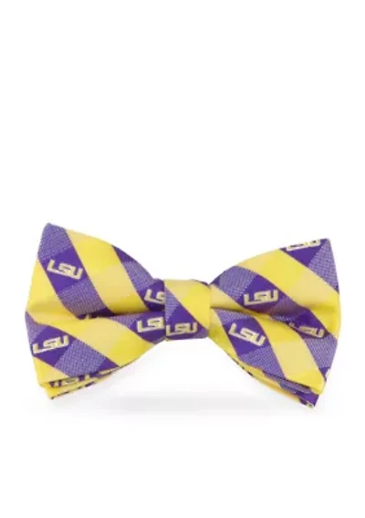 LSU Tigers Check Pre-tied Bow Tie
