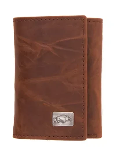 NCAA Arkansas Razorbacks Tri Fold Wallet