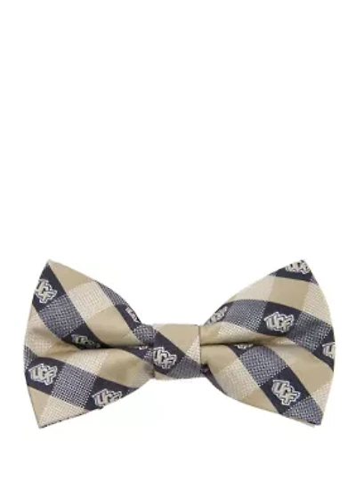 NCAA UCF Golden Knights Check Bow Tie