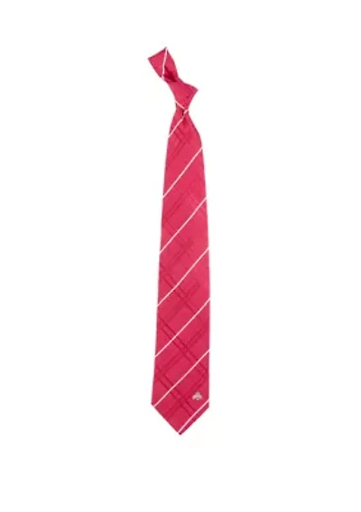 NCAA Ohio State Buckeyes Oxford Woven Tie