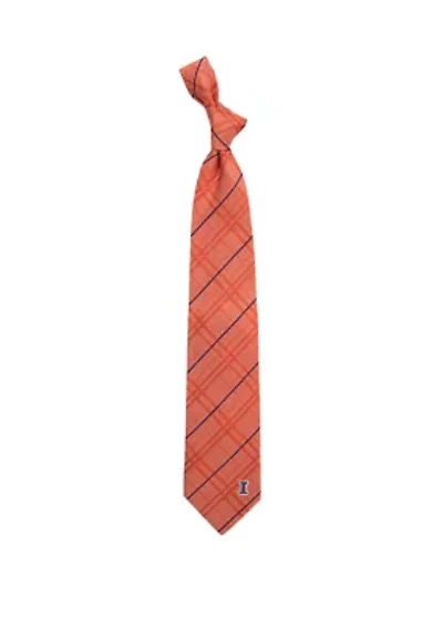 NCAA Illinois Fighting Illini Oxford Woven Tie