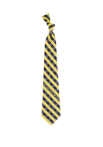 NCAA Michigan Wolverines Check Tie