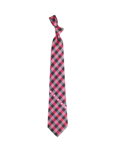 NCAA Nebraska Cornhuskers Check Tie