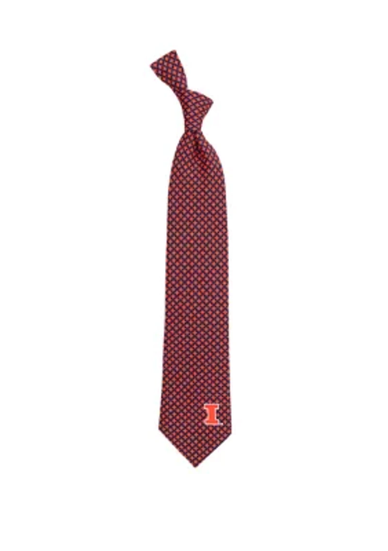 NCAA Illinois Fighting Illini Diamante Tie