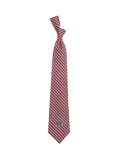 NCAA Florida Gators Gingham Tie