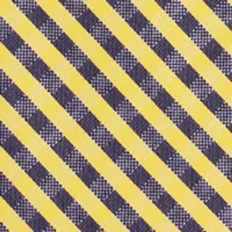 NCAA Michigan Wolverines Gingham Tie