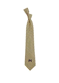 NCAA Michigan Wolverines Gingham Tie