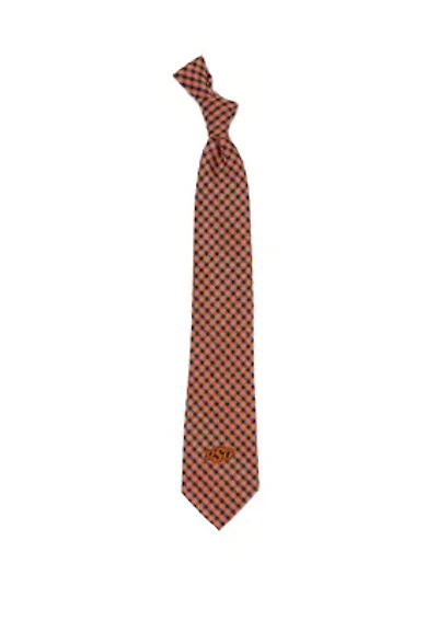 NCAA Oklahoma State Cowboys Gingham Tie