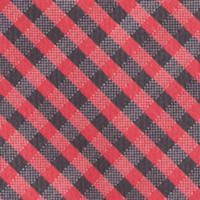 NCAA Wisconsin Badgers Gingham Tie