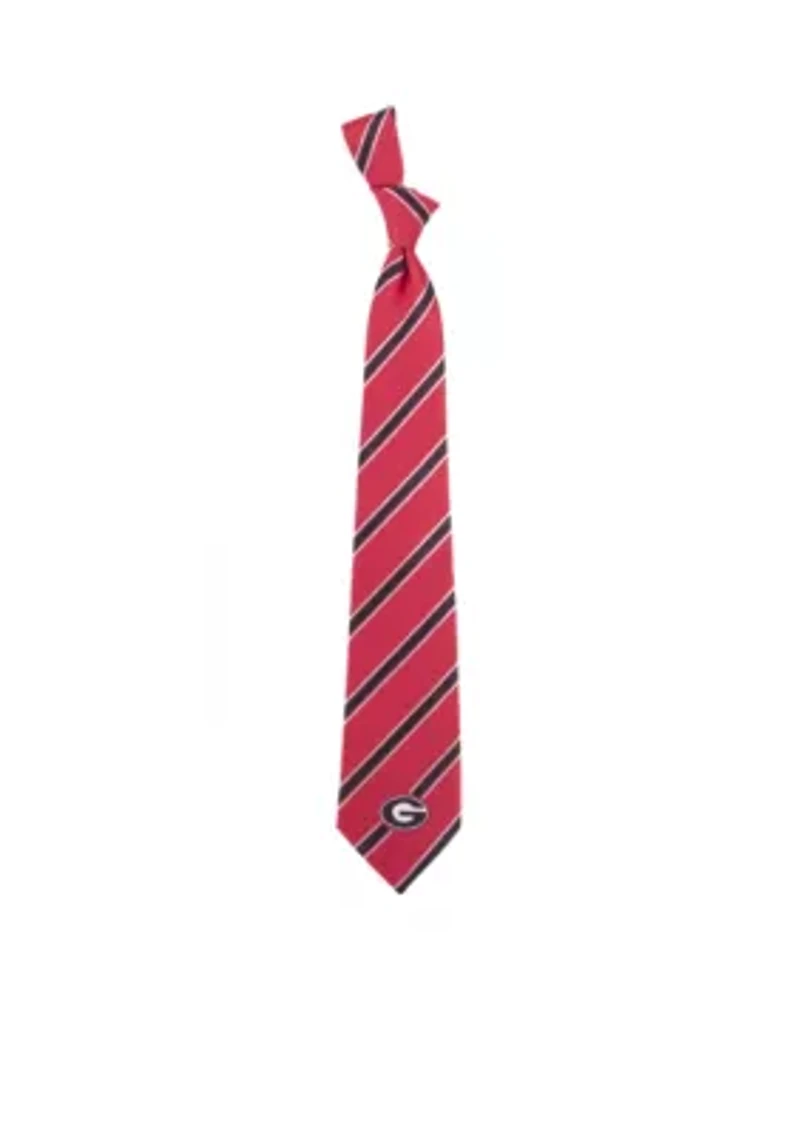 Georgia Bulldogs Stripe Tie