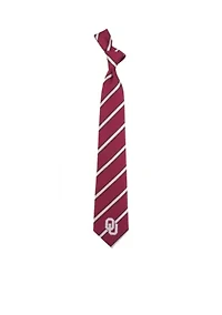 Oklahoma Sooners Woven Poly 1 Tie