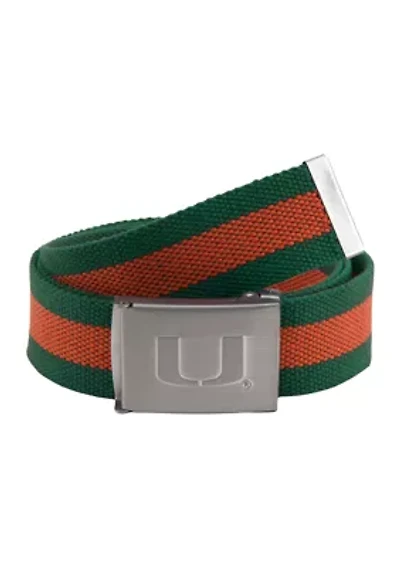 NCAA Miami Hurricanes Nostalgia Belt